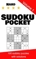 Sudoku pocket: 100 sudoku puzzles, hard level, volume 1 1659694604 Book Cover