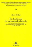 Die Rechtswahl Im Internationalen Erbrecht: Unter Besonderer Beruecksichtigung Des Italienischen Ipr-Reformgesetzes N. 218 Vom 31. Mai 1995 3631339313 Book Cover