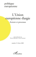 L'Union européenne élargie: Acteurs et processus 2747578151 Book Cover