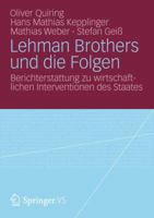 Lehman Brothers Und Die Folgen: Berichterstattung Zu Wirtschaftlichen Interventionen Des Staates 3531192930 Book Cover