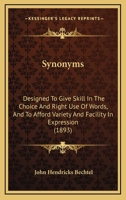 Synonyms 1146457855 Book Cover