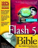 Flash 5 Bible (with CD-ROM) 0764535153 Book Cover
