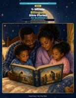 5-Minute Bilingual Bible Stories for Bedtime: 30 English–Spanish Stories for Faith, Vocabulary & Family Reading (Bible Language Adventures) B0HHDB7J21 Book Cover