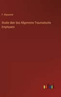 Studie Über Das Allgemeine Traumatische Emphysem 1147555141 Book Cover