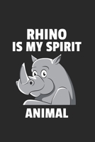 Nashorn Rhino Notizbuch: Nashorn Rhino Notizbuch für Liebhaber / Notizheft / Notizblock A5 (6x9in) Dotted Notebook / Punkteraster / 120 gepunktete Seiten (German Edition) 1671707737 Book Cover