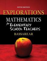 Math for Elementary Teachers Plus CDROM Plus Explorations Manual 1305112830 Book Cover