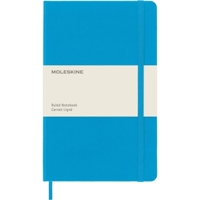 Moleskine Classic Notebook, Large, Ruled, Cerulean Blue, Hard Cover B0B7HH1WZ1 Book Cover