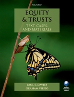 Equity & Trusts: Text, Cases, and Materials 0199661480 Book Cover