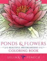 Ponds and Flowers - Beautiful Watergardens Coloring Book 0648026930 Book Cover