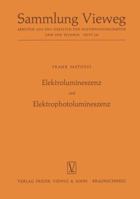 Elektrolumineszenz Und Elektrophotolumineszenz 3322983862 Book Cover