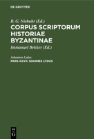 Ioannes Lydus 311266759X Book Cover
