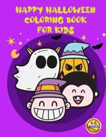 Happy Halloween - coloring book for kids ages 4-8: Halloween coloring book- 50 Designs 100 Pages (Printed On One Side-Safe For Markers) Including ... Vampire and More - 101 page 8.5" x 11" B08KH3VJH3 Book Cover
