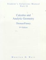 Calculus and Analytic Geometry - Student's Solutions Manual, Part 2 0201531801 Book Cover
