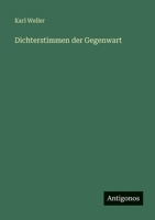 Dichterstimmen der Gegenwart 3368015982 Book Cover