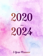 2020-2024 5 year planner: 2020-2024 planner. Monthly Schedule Organizer, Agenda Planner For The Next Five Years, Appointment Notebook, Monthly ... Violet) (2020-2024 monthly planner) 1695283783 Book Cover
