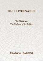 On Governance Cor Publicum: The Evolution of Res Publica 0983341567 Book Cover