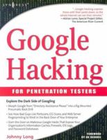 Google Hacking for Penetration Testers 1931836361 Book Cover