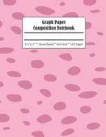 Graph Paper Composition Notebook: Pink Spots Grid Paper Notebook Journal 4x4 Quad Ruled 120 Pages Large Format 8.5 x 11 1708041516 Book Cover