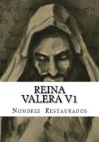 Reina Valera V1: Nombres Restaurados 1539028569 Book Cover