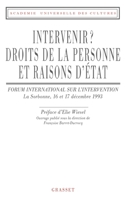 Intervenir droits de la personne et raison d'Etat 2246499119 Book Cover