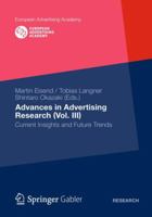 Advances in Advertising Research, Volume 3 3834946494 Book Cover