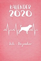 Kalender 2020: Rosa Tageskalender Rottweiler Herzschlag Hunde 2. Halbjahr Juli Dezember ca DIN A5 wei� �ber 190 Seiten 1650638612 Book Cover
