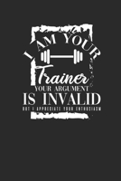 I Am Your Trainer: Fitness Trainer Notebook, Dotted Bullet (6 x 9 - 120 pages) Sports Themed Notebook for Daily Journal, Diary, and Gift 1708601961 Book Cover