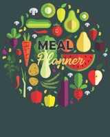 Meal Planner: Menu Food Planner 52 Weekly Plan with Grocery list Weekly Food Planner & Grocery list Food Planners Prep Book Eat Records Journal Diary ... (Meal Planner Weekly Menu Food Plan Notebook) B07Y1WQNHK Book Cover