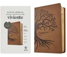 Biblia Manual Ntv, Letra Grande Con Filament (Sentipiel, Café, Letra Roja) B0HNFB3PVL Book Cover