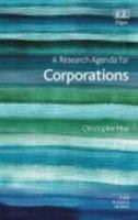 A Research Agenda for Corporations 1788977521 Book Cover