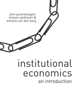 Institutional Economics: An Introduction 0230550746 Book Cover