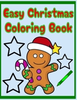 Easy Christmas Coloring Book B0BM84RV19 Book Cover
