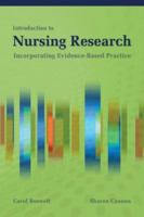 Introduction to Nursing Research: Incorporating Evidence-Based Practice 0763776157 Book Cover