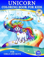 Unicorn Coloring Book For Kids ages 4-8: Fun with Unicorn adventure B08HGRW58F Book Cover