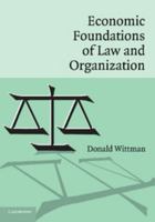 Economic Foundations of Law and Organization 0521685249 Book Cover