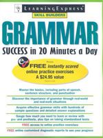 Grammar Success in 20 Minutes a Day [With Access Code] 1576859312 Book Cover