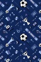 Soccer Pattern Goal Score Stadium Champion 23: Graph Paper 5x5 Notebook for Soccer or Ball Sports Lovers 1099458935 Book Cover