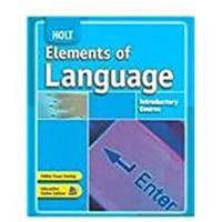 Elements of Language: Introductory Course 0030686636 Book Cover