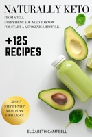 Naturally Keto: +125 Recipes. From A to Z. Everything you Need to Know for Start a Ketogenic Lifestyle. 28-Day Step-by-Step Meal Plan Challange. 1802533958 Book Cover