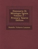 Dizionario Di Mitologia Egizia, Volume 2 B0BQX85SMX Book Cover