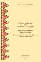 Etudes Berberes Et Chamito-Semitiques: Melanges Offerts a Karl-G. Prasse (Studies in Comparative Corporate and Financial Law) 9042908262 Book Cover