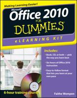 Office 2010 eLearning Kit For Dummies 1118029720 Book Cover