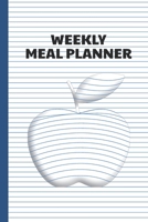 Weekly Meal Planner: Menu Prep Planning with Grocery List | 3D Illusion Apple Cover Theme B08425KQRC Book Cover