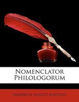 Nomenclator Philologorum 0270545123 Book Cover