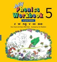 Jolly Phonics Workbook 5: In Print Letters (American English Edition) 1844141020 Book Cover