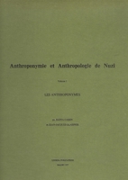 Anthroponymie Et Anthropologie De Nuzi 0890030243 Book Cover