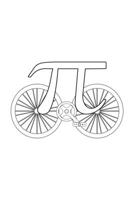 Fun Math Picycle Bicycle Pi Bike Pun Notebook: Blank Lined Journal (Best Student or Teacher Gift): 6 x 9 inches // 120 Lined Blank Pages // College Ruled 1707855099 Book Cover