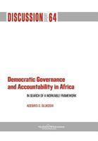 Democratic Governance and Accountability in Africa: In Search of a Workable Framework 9171067019 Book Cover