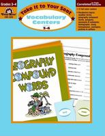 Take It to Your Seat Vocabulary Centers, Grades 3-4 1596731508 Book Cover