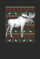 Ugly Christmas - Moose: Dotted Bullet Journal (6 X 9 -120 Pages) - Ugly Christmas Gift and Holiday Planner For Women, Men, Teens And Kids 1708372482 Book Cover